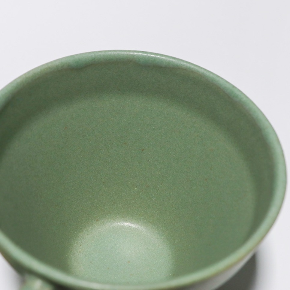 現貨 日本時尚生活設計品牌 minä perhonen 經典鈴鼓圖案杯盤組 - 綠色 咖啡杯  茶杯-細節圖6