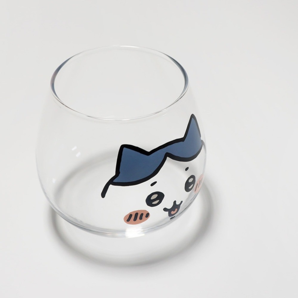 現貨 日本ちいかわ 正版吉伊卡哇不倒翁玻璃杯 - 小八版-細節圖3