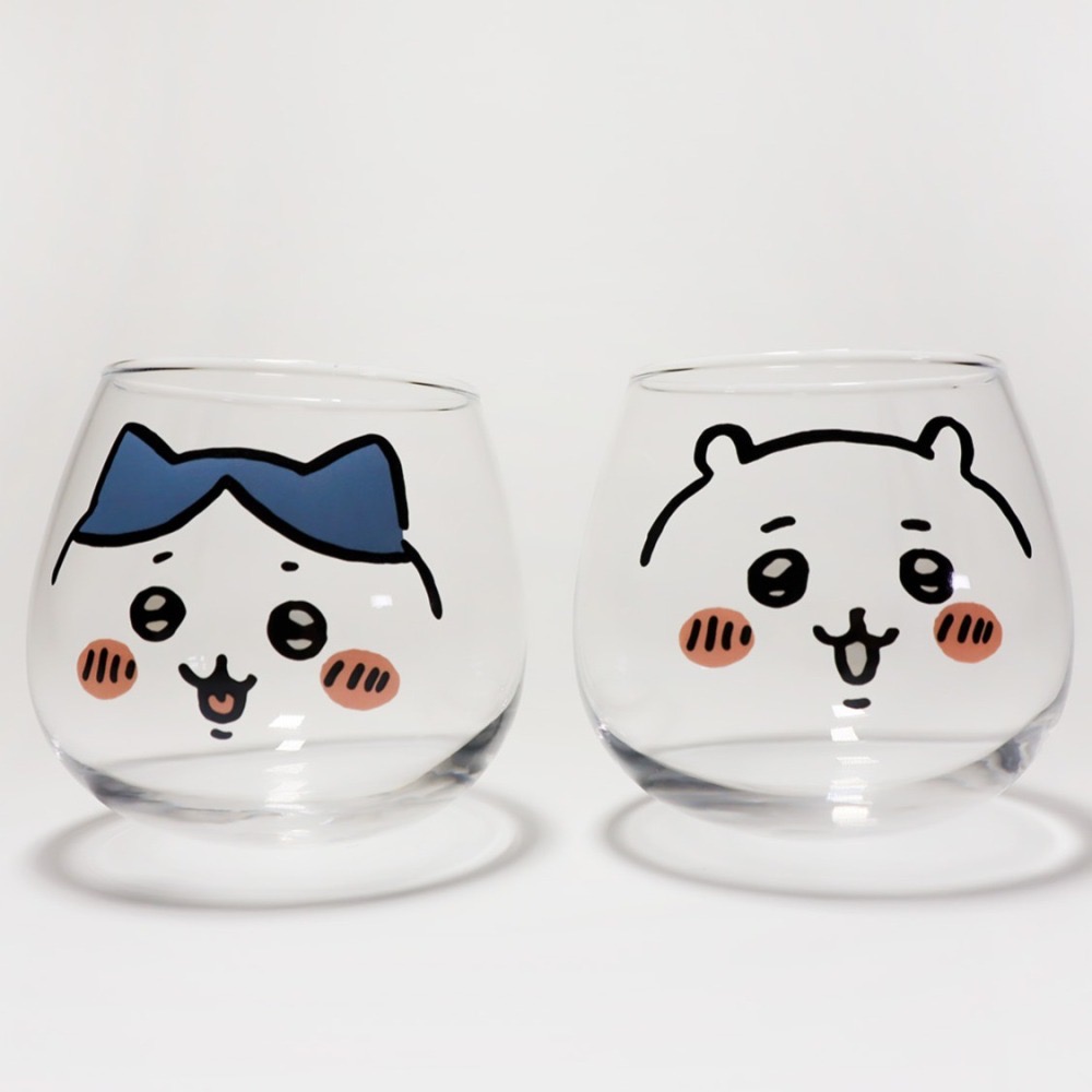 現貨 日本ちいかわ 正版吉伊卡哇不倒翁玻璃杯 - 小八版-細節圖4