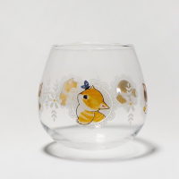 現貨 日本mofusand貓福珊迪不倒翁玻璃杯 水杯