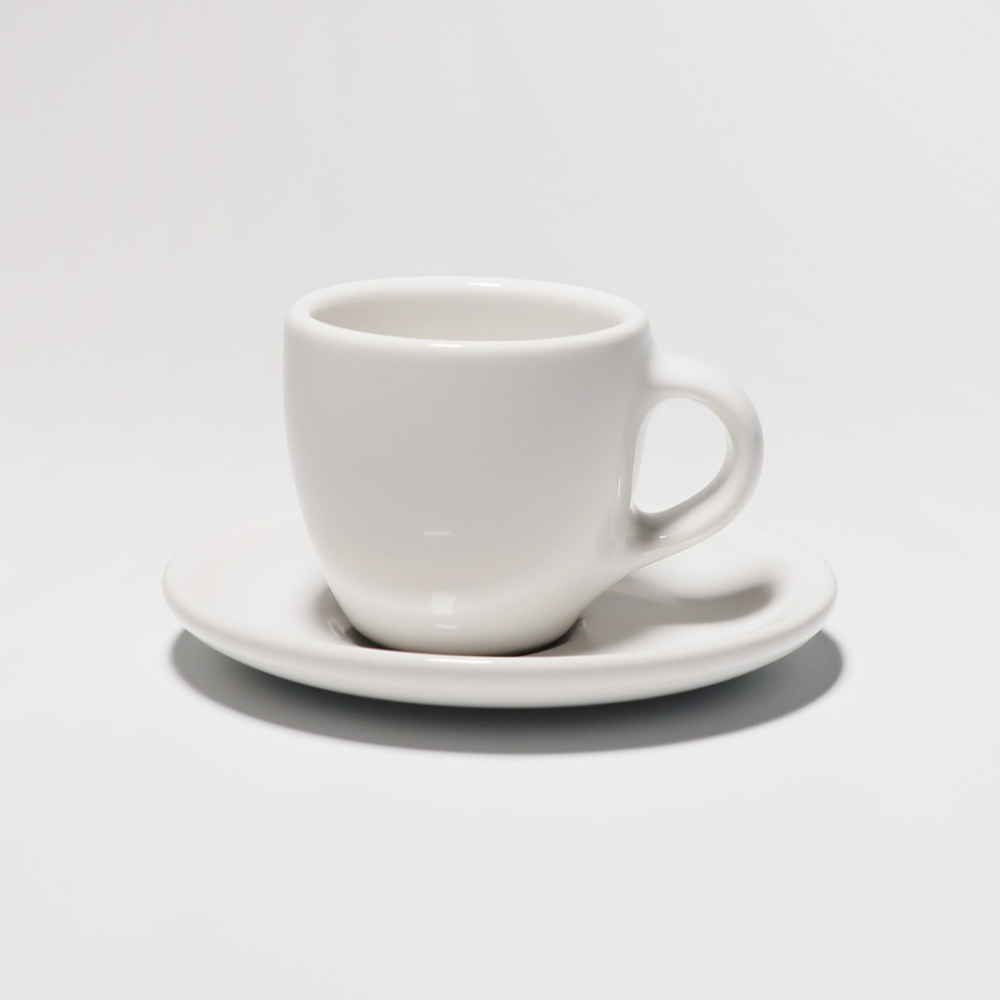 現貨 日本直送藍瓶Blue bottlexKINTO聯名 濃縮咖啡杯碟套組 - 白色盒裝-細節圖2