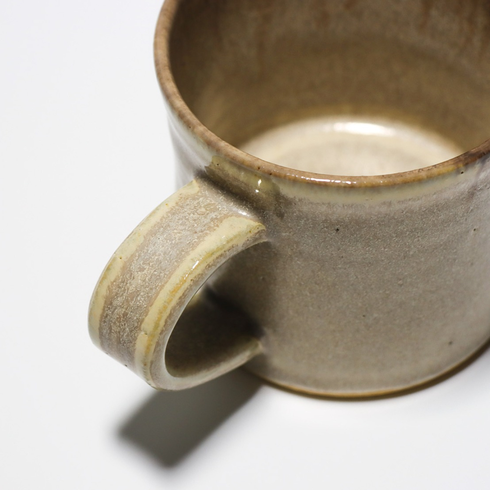 現貨 日本工藤真人工坊手工陶製銅晶釉馬克杯 咖啡杯-細節圖3