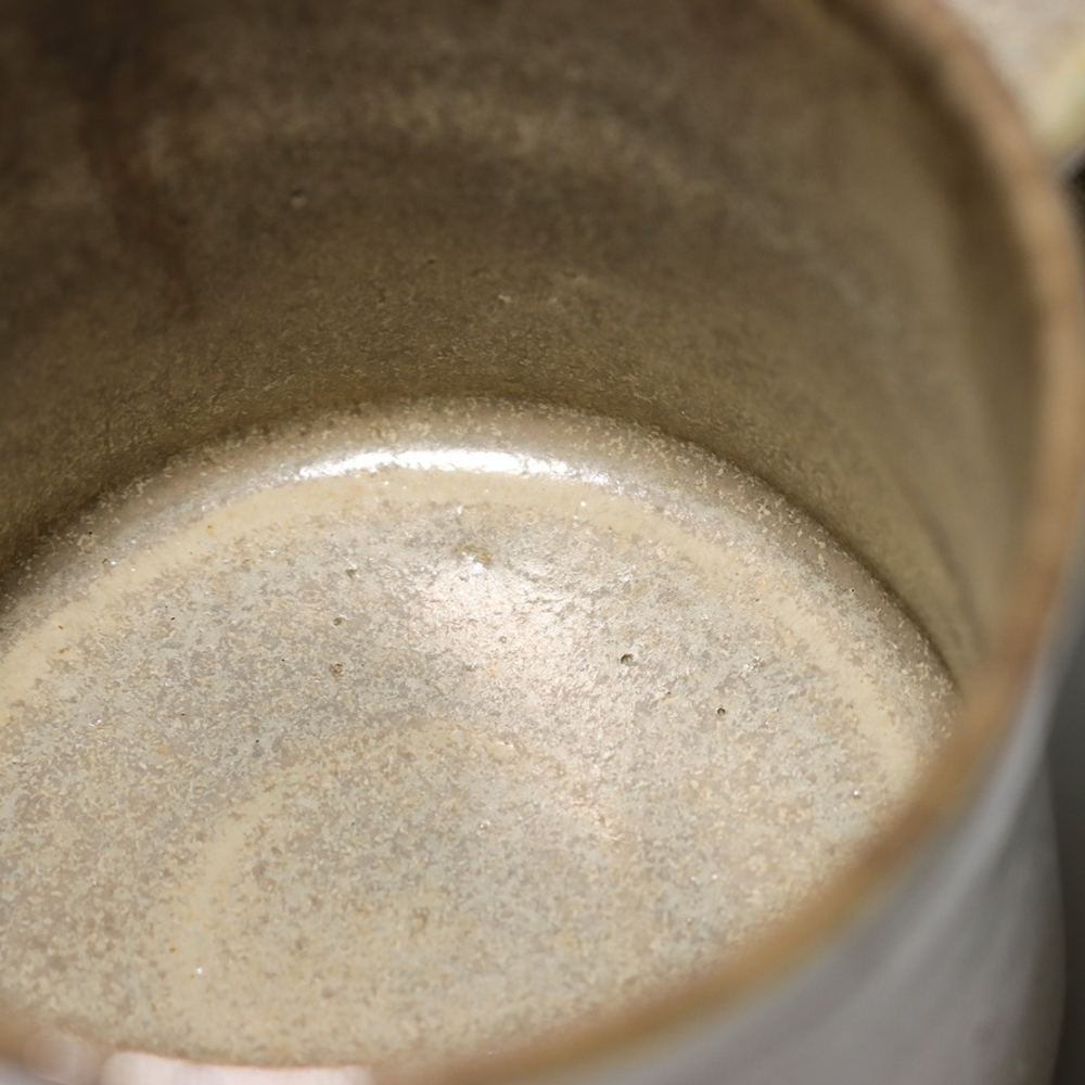 現貨 日本工藤真人工坊手工陶製銅晶釉馬克杯 咖啡杯-細節圖4