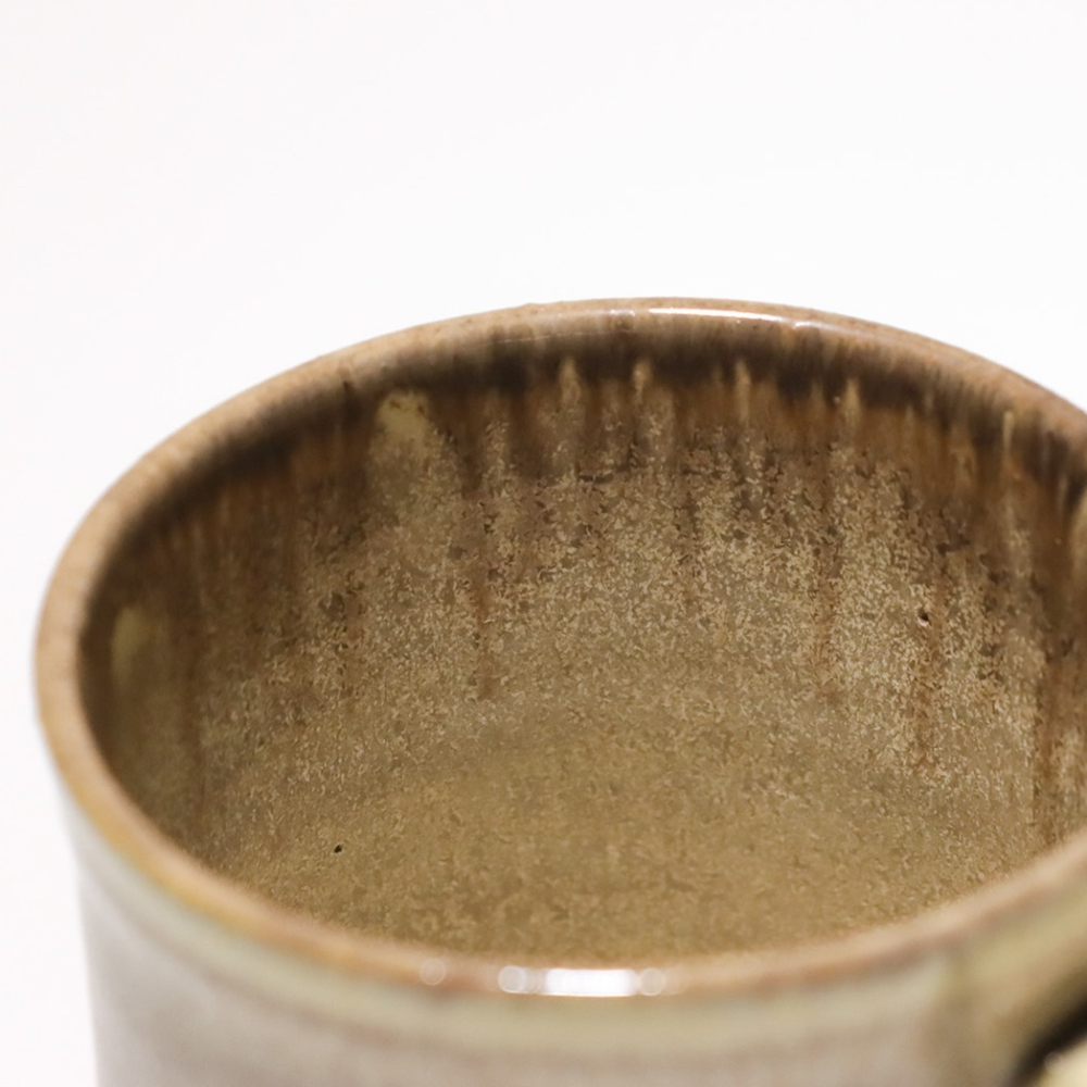 現貨 日本工藤真人工坊手工陶製銅晶釉馬克杯 咖啡杯-細節圖5