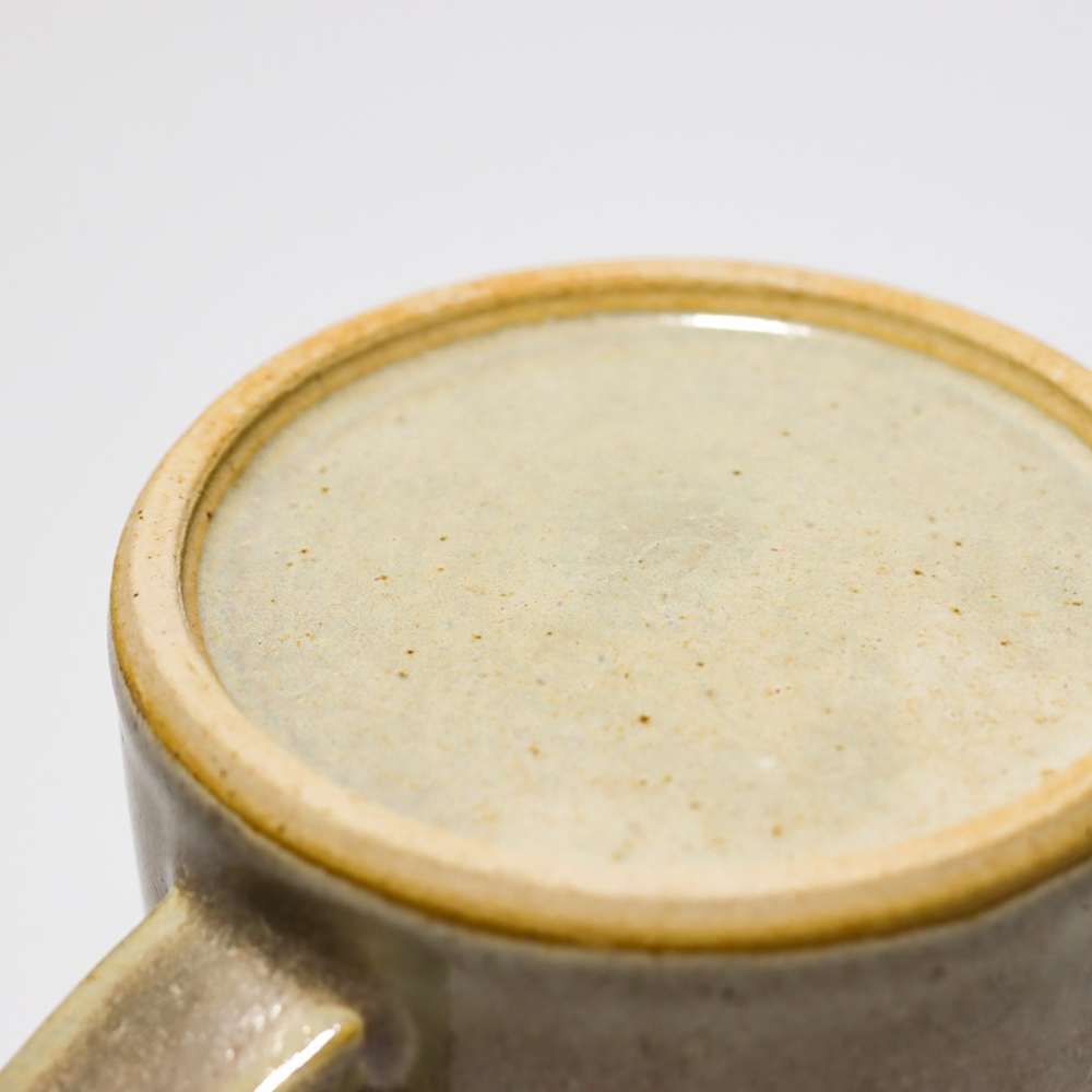 現貨 日本工藤真人工坊手工陶製銅晶釉馬克杯 咖啡杯-細節圖7