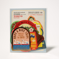 日本 TRAVELER＇S FACTORY文具 貼紙 與東京相關的設計貼紙套組