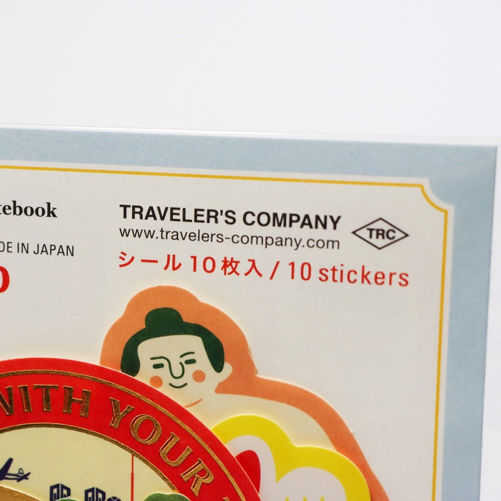日本 TRAVELER＇S FACTORY文具 貼紙 與東京相關的設計貼紙套組-細節圖5