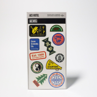 日本 TRAVELER＇S FACTORY文具   貼紙 美國Ace Hotel與京都為設計元素