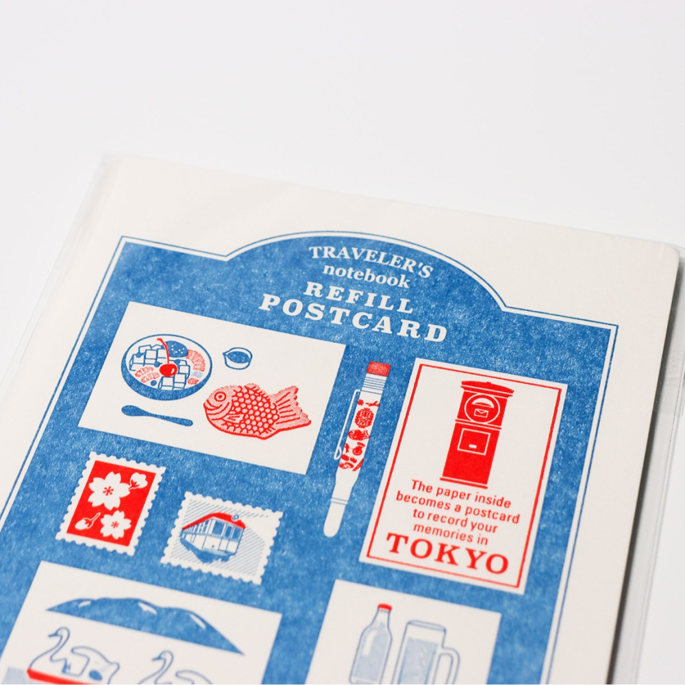 日本 TRAVELER＇S FACTORY文具 筆記本 明信片 補充裝明信片-細節圖3