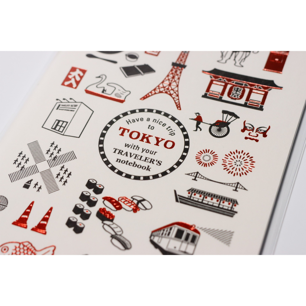 日本 TRAVELER＇S FACTORY文具 筆記本 東京限定 -TN補充包空白筆記本-細節圖3