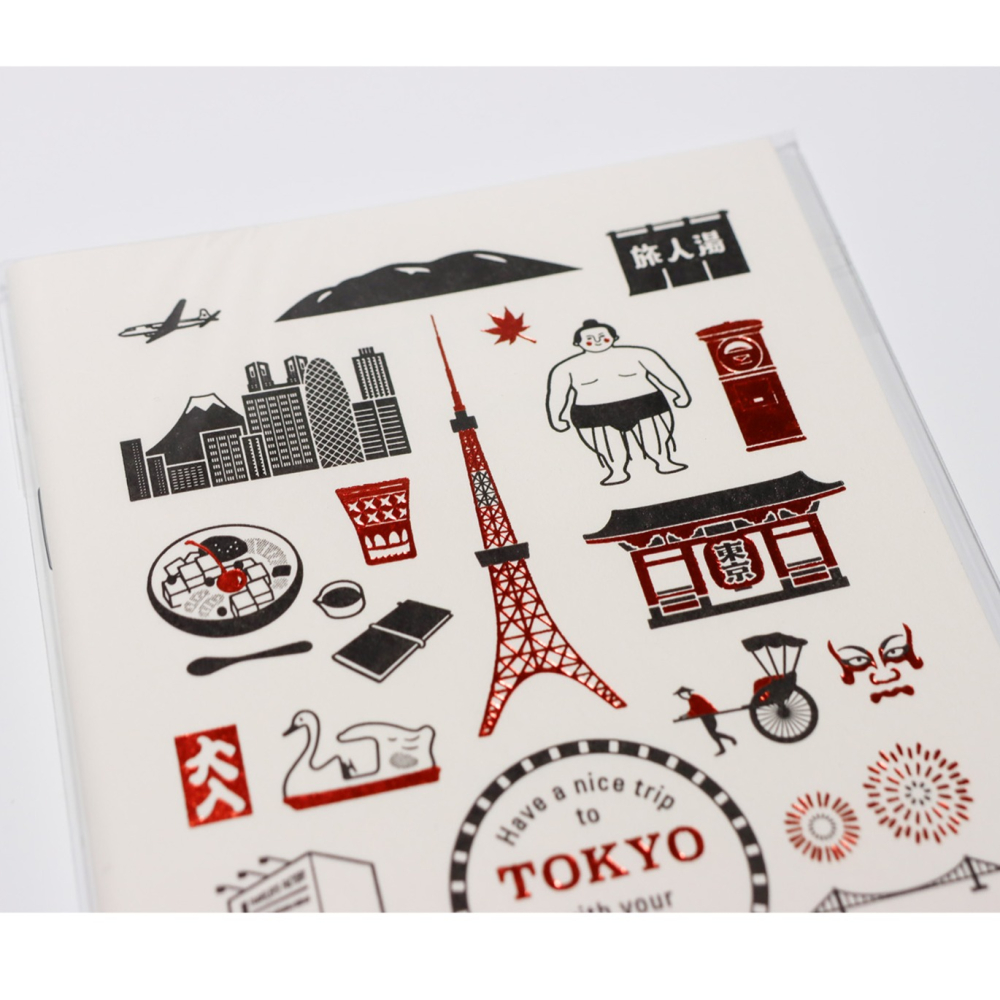 日本 TRAVELER＇S FACTORY文具 筆記本 東京限定 -TN補充包空白筆記本-細節圖4