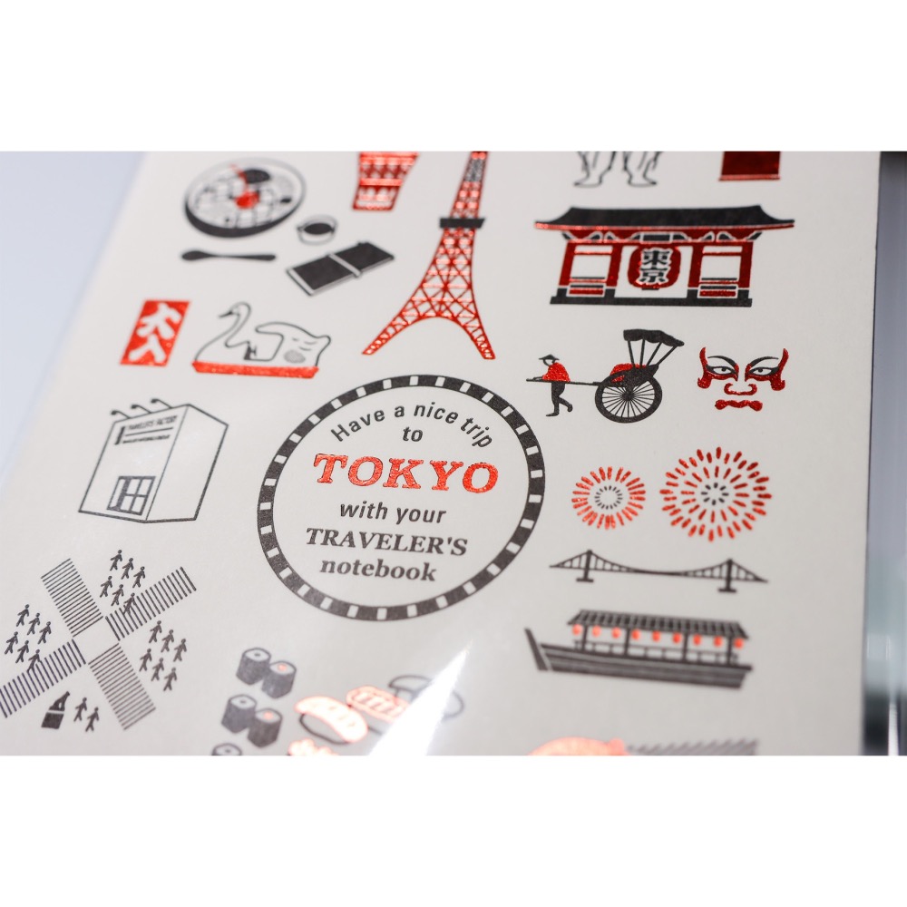 日本 TRAVELER＇S FACTORY文具 筆記本 東京限定 -TN補充包空白筆記本-細節圖2