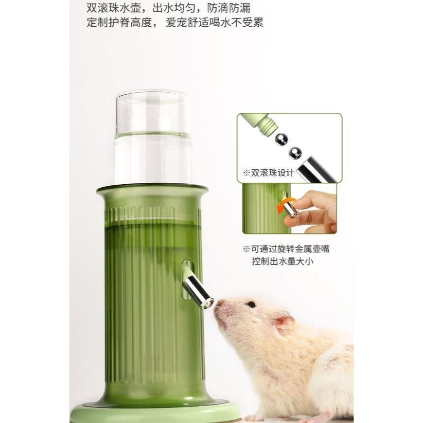 ★九鼠一家DIY工坊★  卡諾 CARNO 小燭台水壺 螢火之森款含水瓶  小動物水瓶 小動物水盆 倉鼠水瓶 倉鼠水盆-細節圖2
