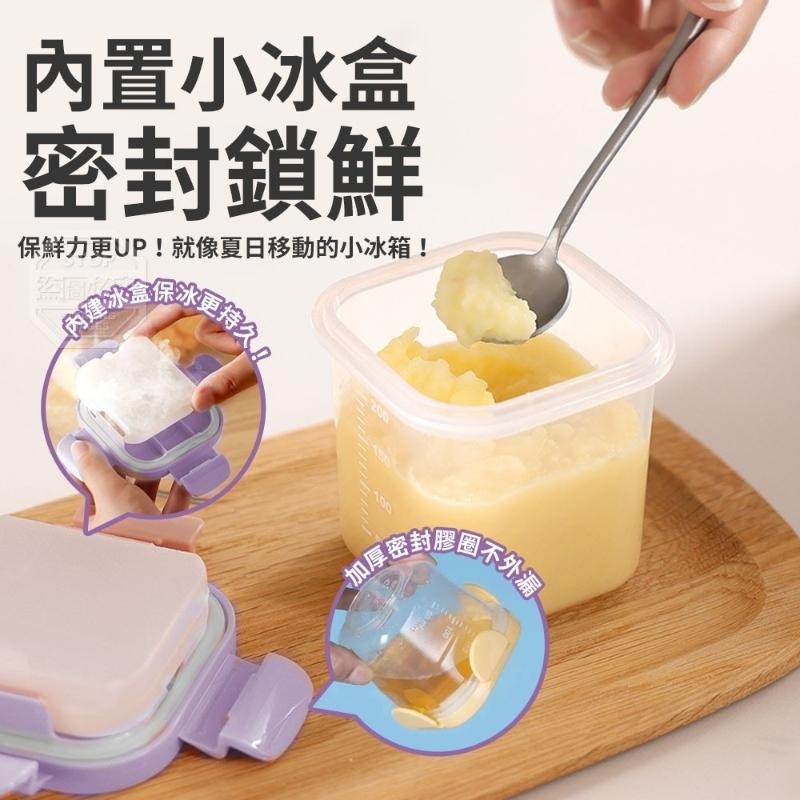 ★九鼠一家DIY工坊★  日用小物 移動式小冰箱長效保鮮盒 去掉冰盒還能當一般保鮮盒使用-細節圖2