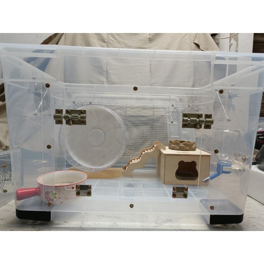 ★九鼠一家DIY工坊★TT900 90L 改造箱 整理箱 改造整理箱 鼠籠 倉鼠籠 鼠宅 鼠窩 鼠屋 倉鼠飼養箱-細節圖2