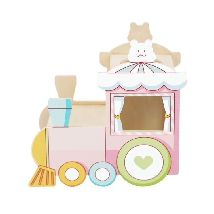 ★九鼠一家DIY工坊★   蘇維蘇格 春遊系列 躲避屋 樓梯小房子橋 倉鼠躲避木質小屋 造景小屋 木屋-細節圖3