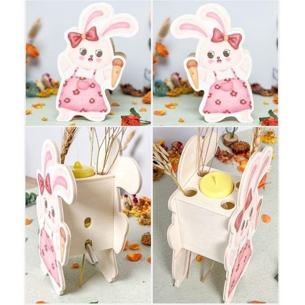 ★九鼠一家DIY工坊★   宇宙微波 森林音樂 動物音樂會系列 造景倉鼠黃金鼠 小屋小窩水樽爬梯-細節圖7