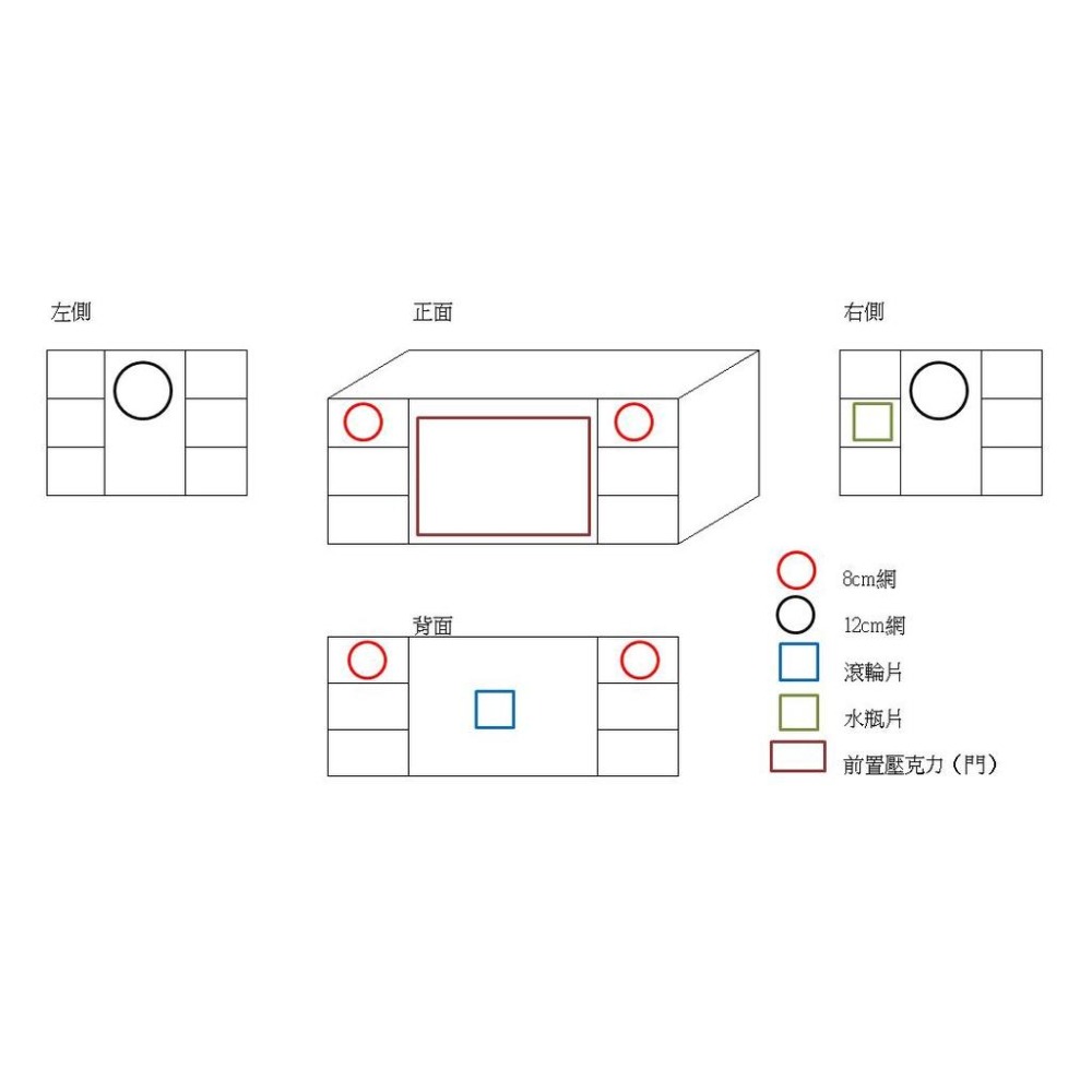 ★九鼠一家DIY工坊★  ~K036 ＂僅開孔＂改造箱 倉鼠、黃金（非完成品）-細節圖4