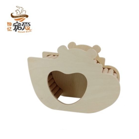 ★九鼠一家DIY工坊★  回憶寵愛 倉鼠奶茶熊躲避屋木質小屋 小寵造景 小寵玩具 小寵躲避 小寵小屋-細節圖2