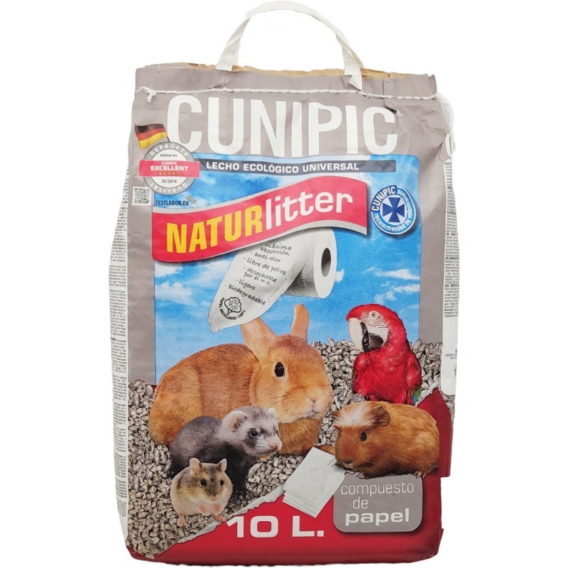 ★九鼠一家DIY工坊★ 原裝 CUNIPIC西班牙小寵物吸尿紙墊料 酷力比紙粒 4L 10L-細節圖3