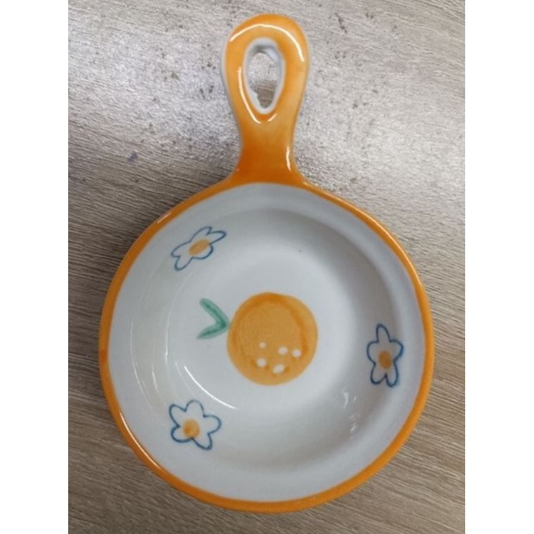★九鼠一家DIY工坊★ 手柄西餐小碟子 食盆 醬油碟 醬料碟 小寵食盆 倉鼠食盆 顏色隨機出貨-細節圖2