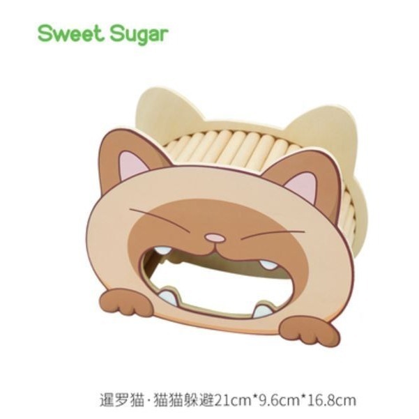 ★九鼠一家DIY工坊★  蘇維蘇格 萌動系列 貓爪爪 貓躲避 貓貓橋 倉鼠躲避屋 倉鼠造景 倉鼠小屋-細節圖4