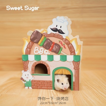 ★九鼠一家DIY工坊★ SweetSugar 蘇維蘇格 倉鼠 創業系列 躲避屋 倉鼠小屋 倉鼠木屋 小動物用品 倉鼠用品-規格圖23