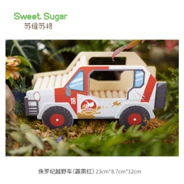 ★九鼠一家DIY工坊★SweetSugar 蘇維蘇格 倉鼠 侏儸紀世界系列躲避屋 木質小屋 造景小屋 倉鼠木屋-細節圖4