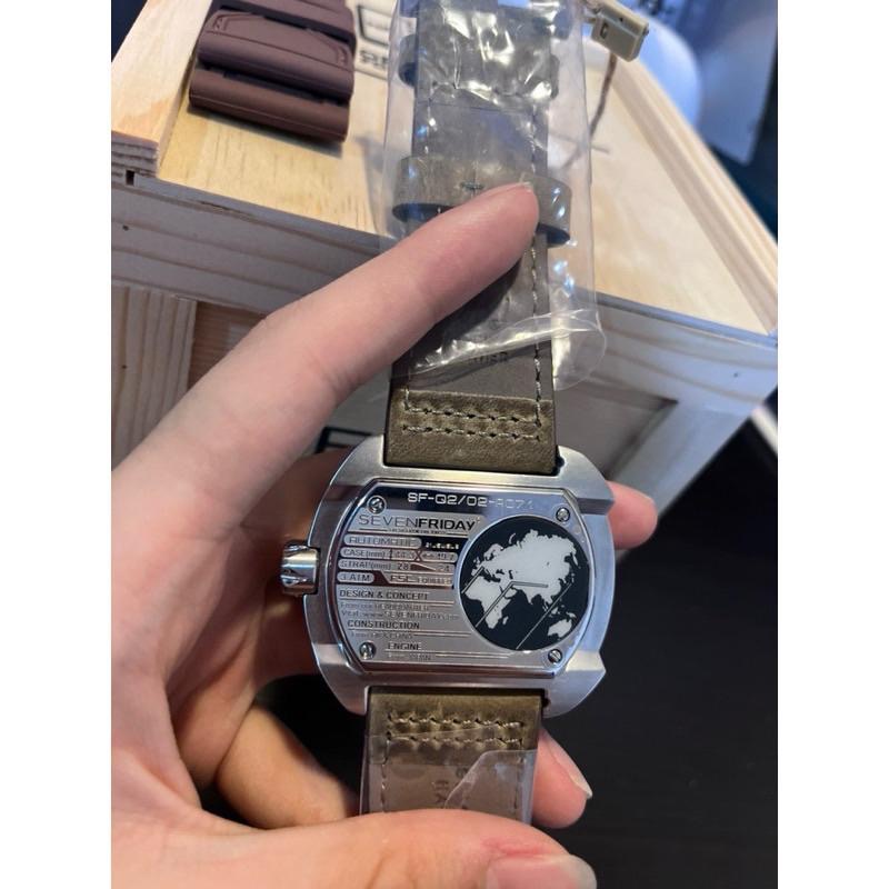 SevenFriday 七個星期五 Q2/02 麂皮錶帶 機械錶 優惠價 保證正品 🔥-細節圖3