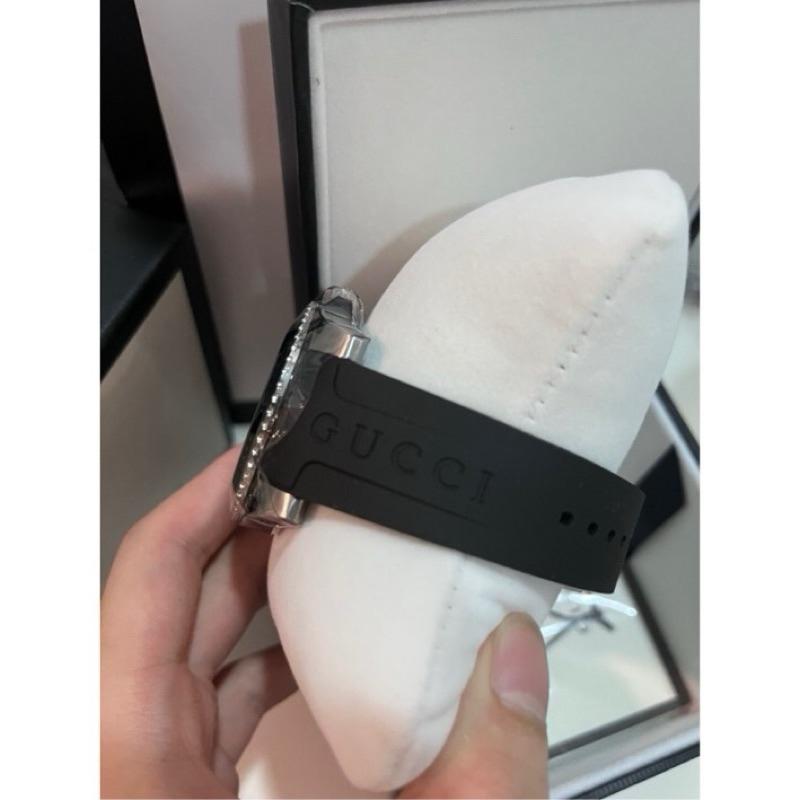 Gucci Dive 黑水鬼 矽膠錶帶 男女款 保證正品✨-細節圖3