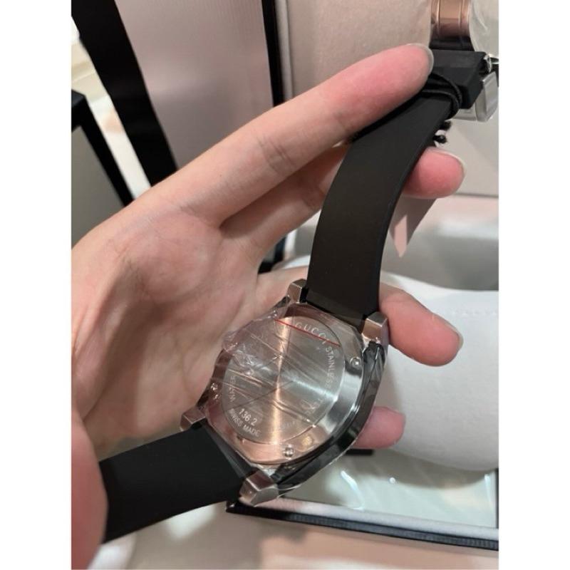 Gucci Dive 黑水鬼 矽膠錶帶 男女款 保證正品✨-細節圖5