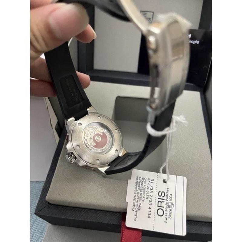 Oris 時間之海 43.5mm 黑面 鏤空機械錶 全新正品🔥-細節圖4