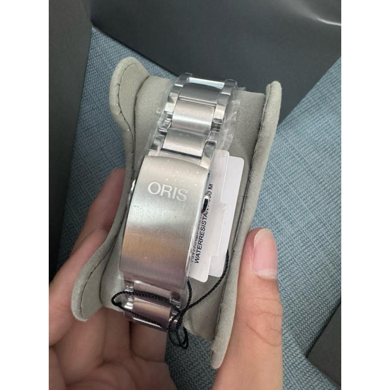 Oris 時間之海 灰面 鋼錶帶 機械錶 背後鏤空設計 🔥-細節圖6