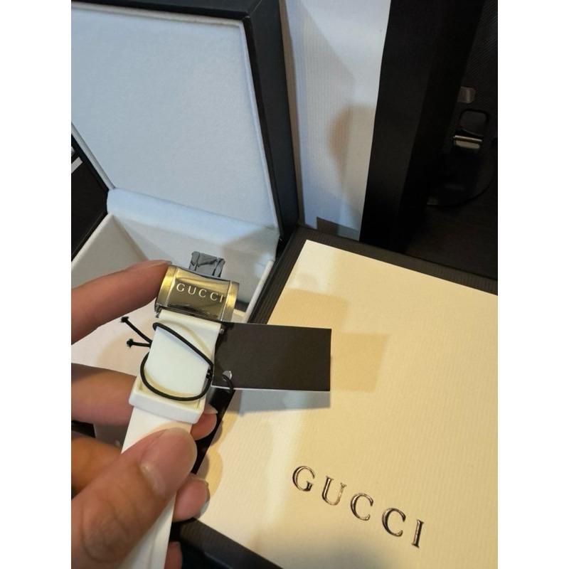 Gucci dive 黑白銀蛇 潛水錶 矽膠錶帶 保證正品🔥-細節圖7