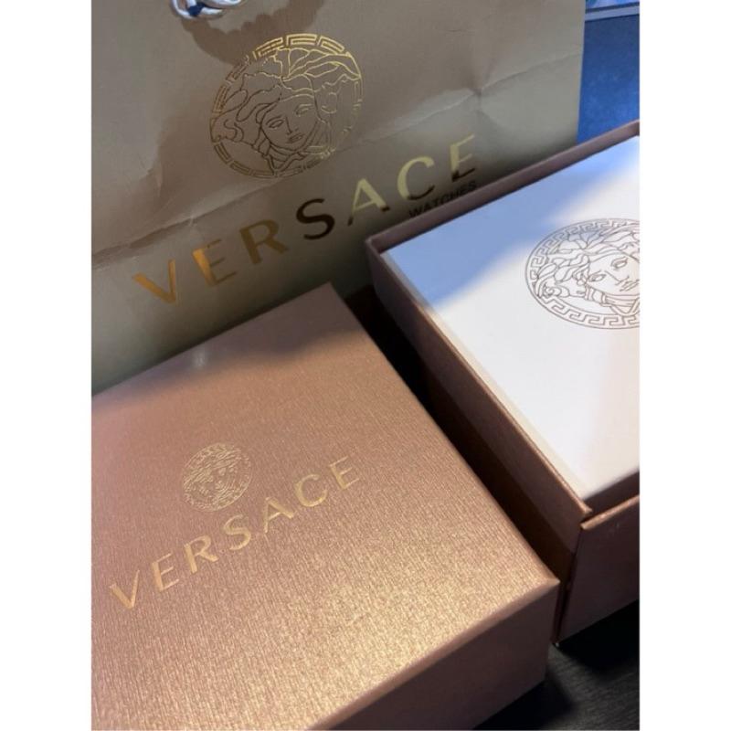 •Versace 凡賽斯 全金三眼錶 鋼錶帶 石英錶✅-細節圖6