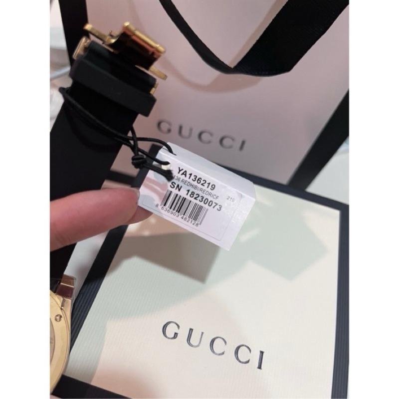 Gucci 金蛇 中性錶 矽膠錶帶 保證正品 ✅-細節圖4