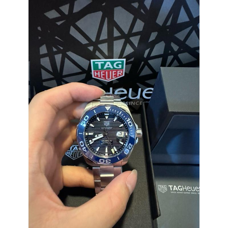 TAG Heuer Aquaracer 泰格豪雅 競濳者系列 藍面鋼錶帶 濳水機械錶 🔥-細節圖7