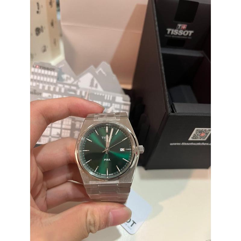 Tissot PRX 鋼錶帶 石英錶 黑/藍/綠/白金 四色可選✅-細節圖2