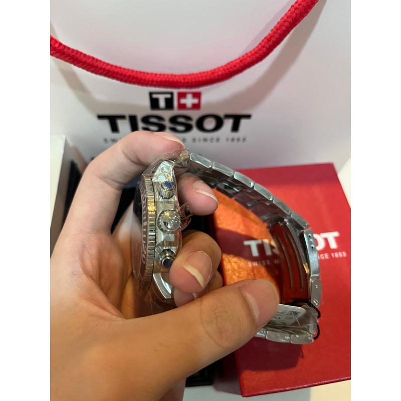 Tissot seastar 1000 黑面 三眼石英錶 鋼錶帶/矽膠錶帶 兩種可選 ✅-細節圖4