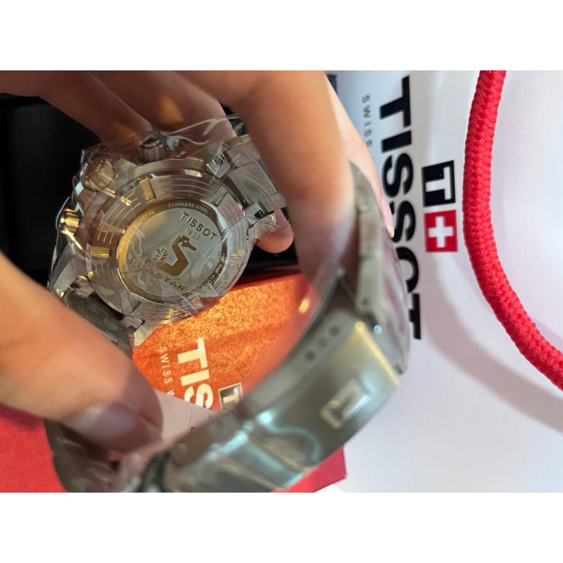 Tissot seastar 1000 黑面 三眼石英錶 鋼錶帶/矽膠錶帶 兩種可選 ✅-細節圖6