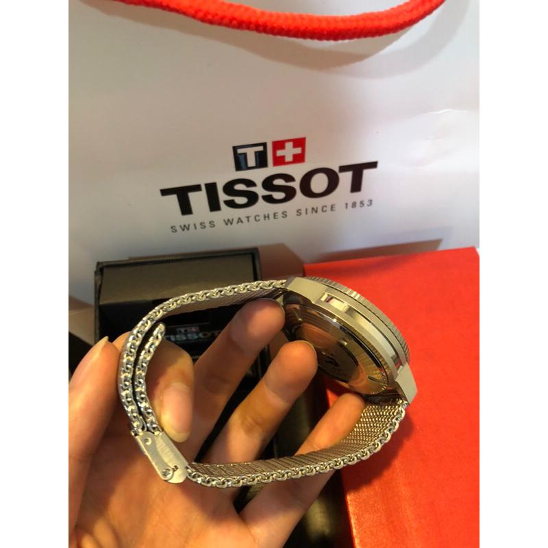 Tissot seastar 1000 綠面 三眼石英錶 米蘭鋼錶帶✅-細節圖4