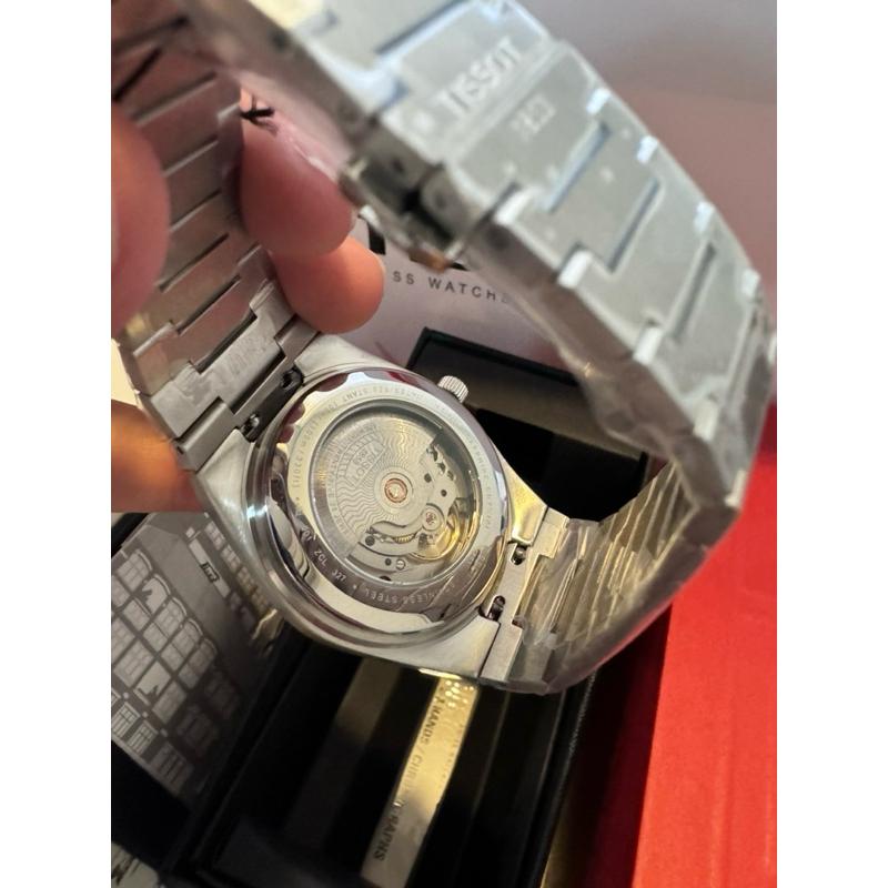 Tissot PRX 金框藍面配色 機械錶 鋼錶帶✨-細節圖7
