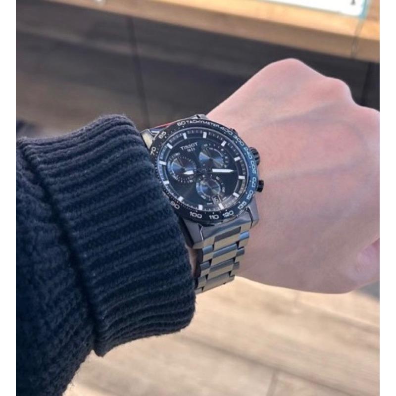 Tissot Supersport Chrono 黑武士 三眼石英錶 ❤️-細節圖5