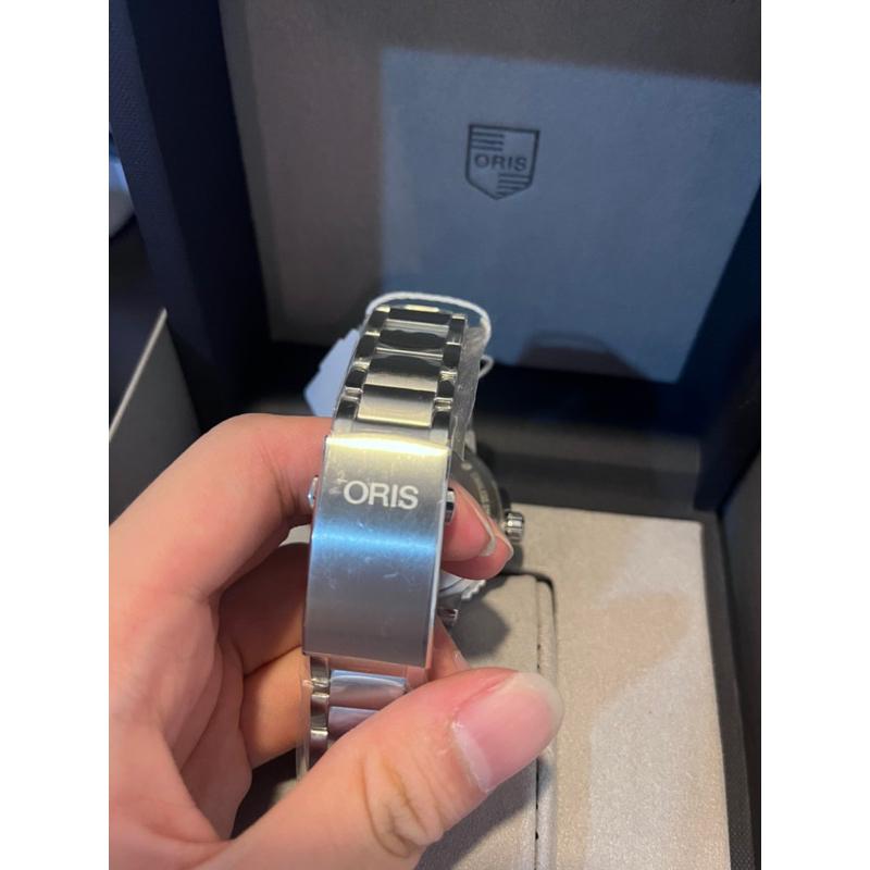 Oris 時間之海 綠面 鋼錶帶 機械錶 背後鏤空設計 全新正品🔥-細節圖3