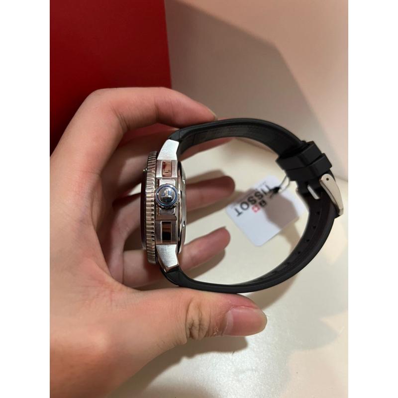 Tissot seastar 2000 黑金款配色 機械錶 保證正品  🔥-細節圖4