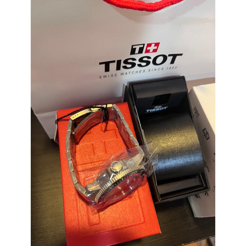 Tissot seastar 2000 深藍面 鋼錶帶款 機械錶 現貨一隻 當天出貨🔥-細節圖5