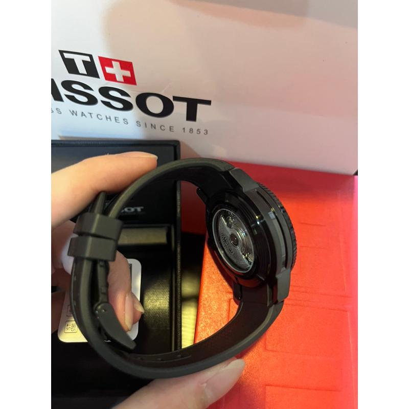 Tissot seastar 1000 黑面機械款 矽膠錶帶 現貨一隻 當天出貨🔥-細節圖6