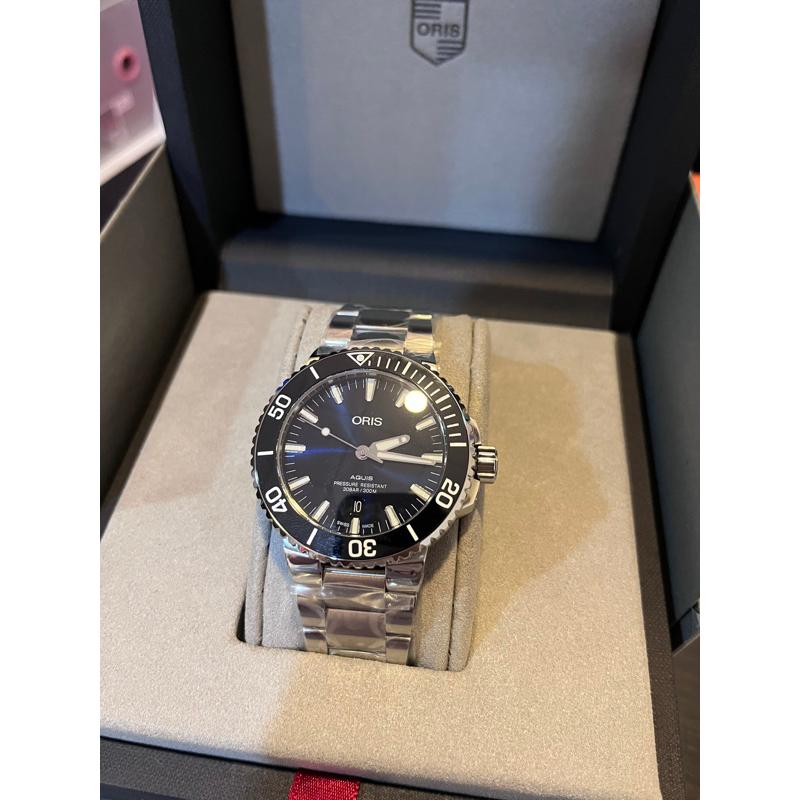 Oris 時間之海 藍面鋼錶帶 機械錶 保證正品 ✨-細節圖2