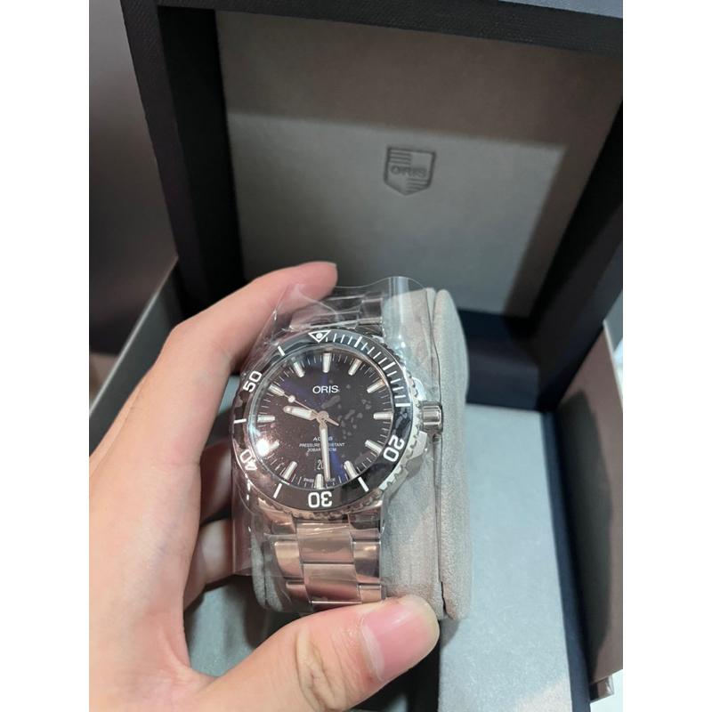 Oris 時間之海 藍面鋼錶帶 機械錶 保證正品 ✨-細節圖3