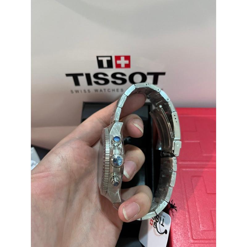 Tissot seastar 1000 綠面 三眼石英錶 鋼錶帶/ 矽膠錶帶 兩種可選 ✅-細節圖5